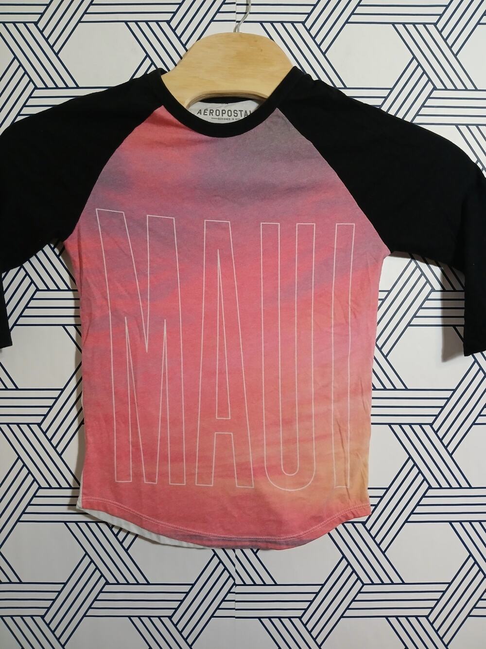 Aeropostale Maui Baseball Tee Size XS